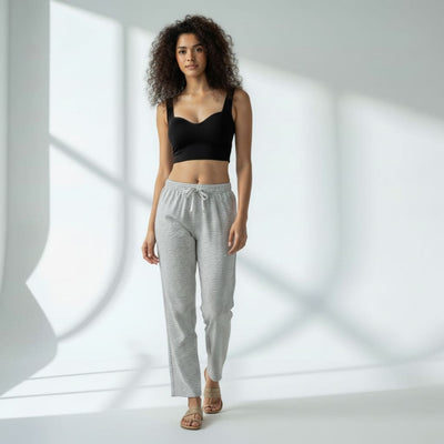 The Nautical Stripes Cotton Tapered Straight Fit Pant