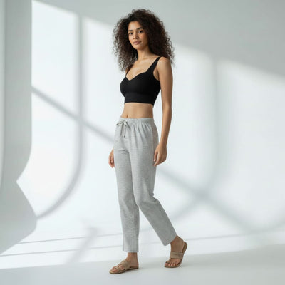 The Nautical Stripes Cotton Tapered Straight Fit Pant