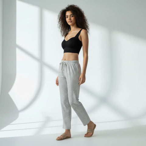 The Nautical Stripes Relaxed Tapered Ankle Pants