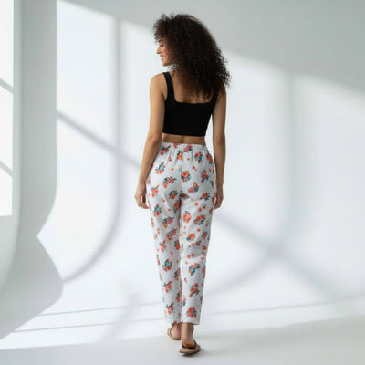 The Floral Seersucker Tapered Straight Fit Pant