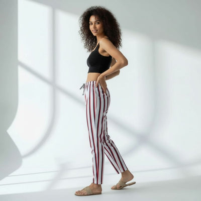 The Vertical Stripes Tapered Straight Fit Pant