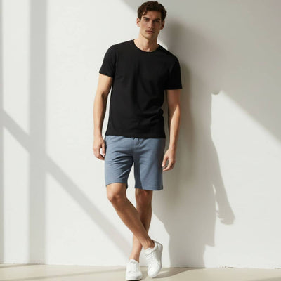 The Blue French Terry Shorts