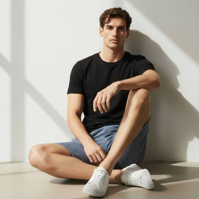 The Blue French Terry Shorts