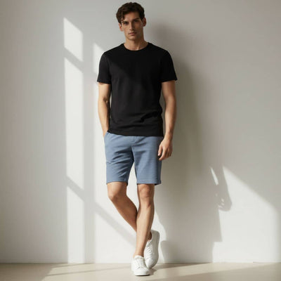The Blue French Terry Shorts