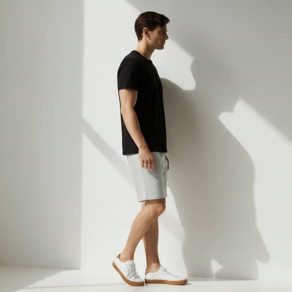 The AliceBlue French Terry Shorts