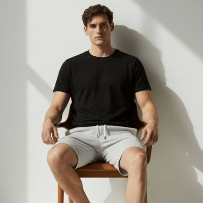 The AliceBlue French Terry Shorts