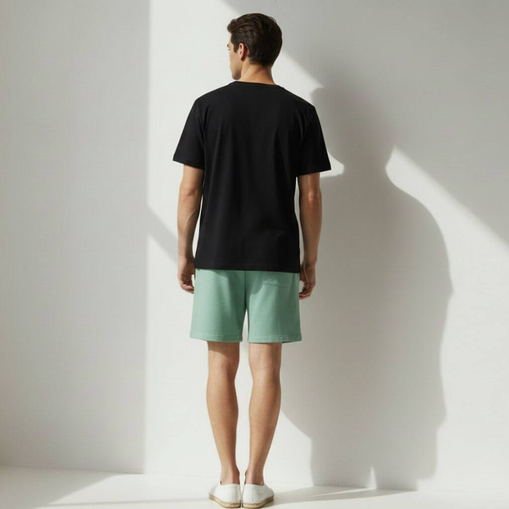 The Forest Green French Terry Shorts