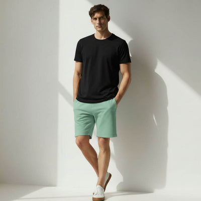 The Forest Green French Terry Shorts