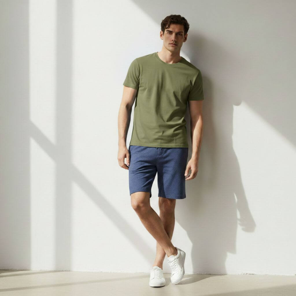 The Blue Sail French Terry Shorts