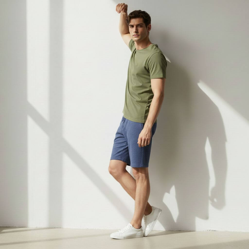 The Blue Sail French Terry Shorts
