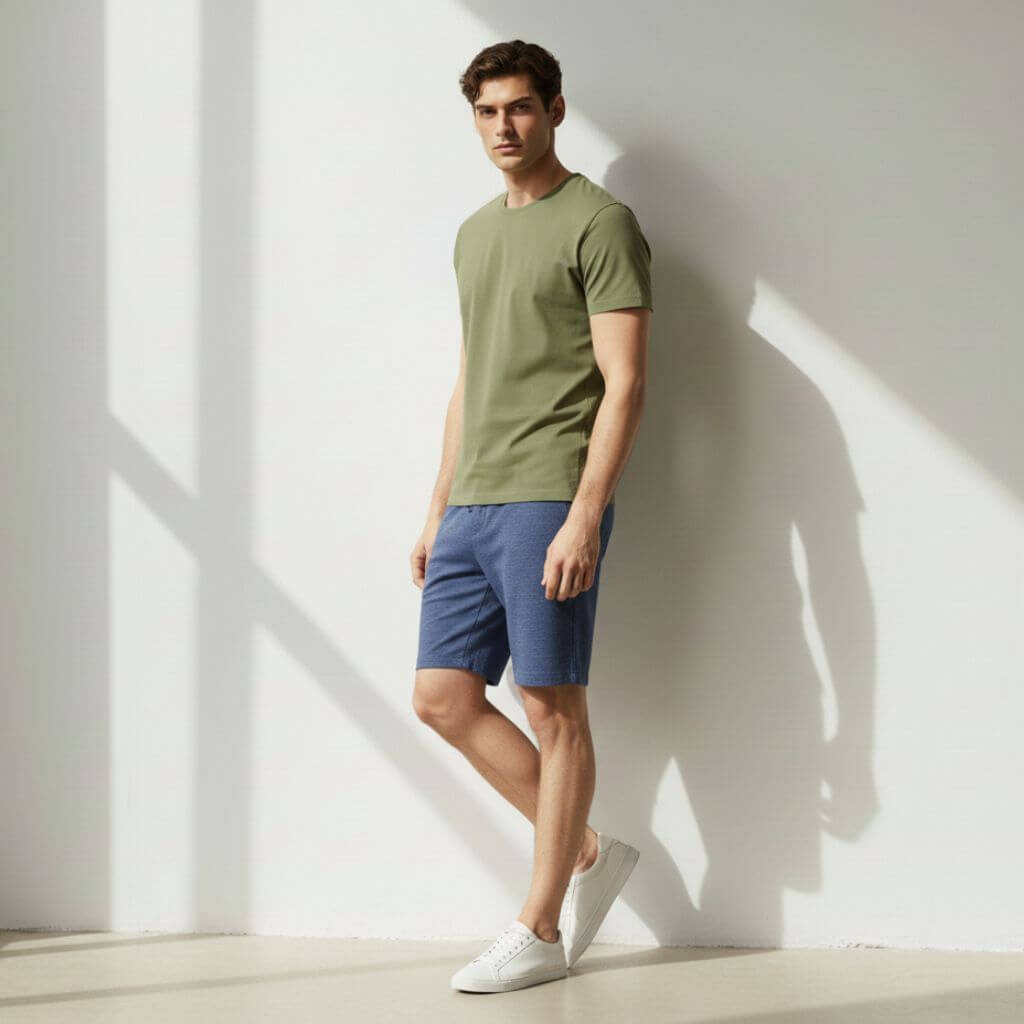 The Blue Sail French Terry Shorts