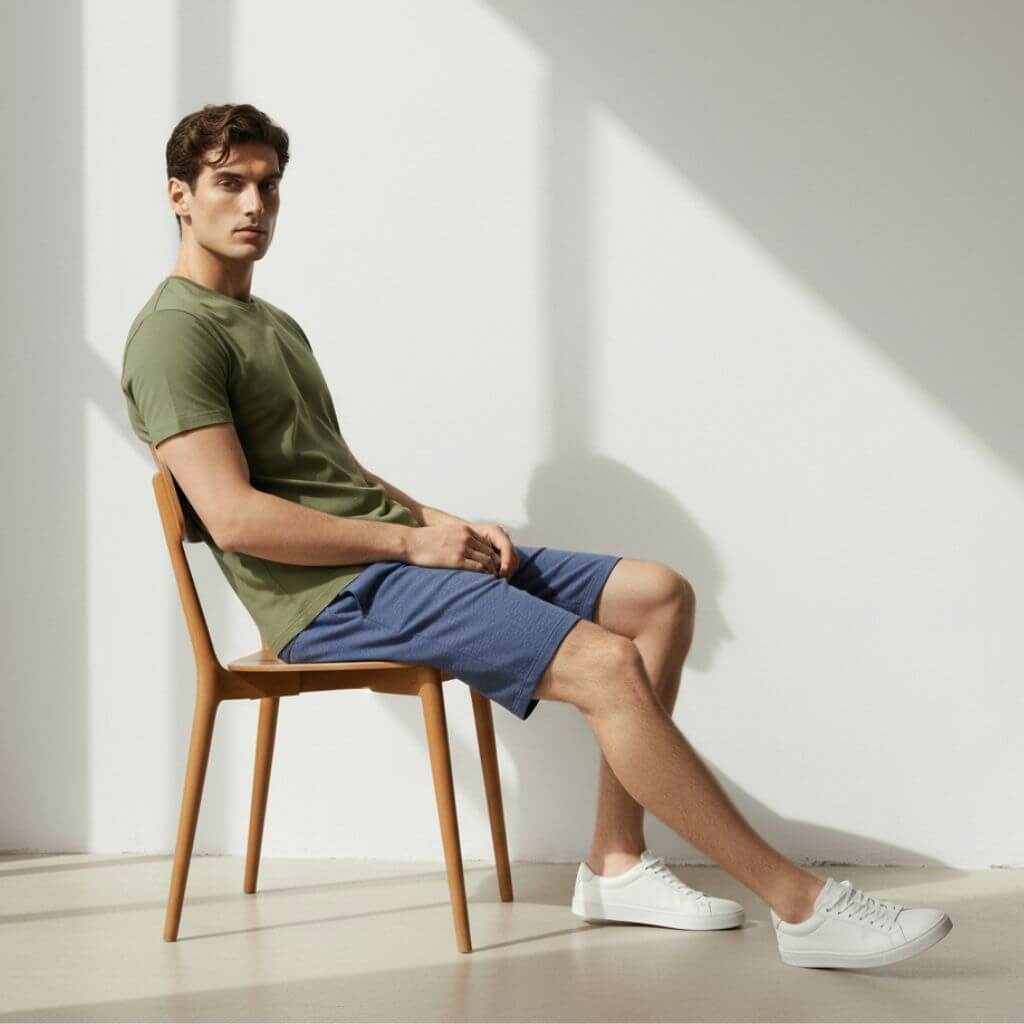 The Blue Sail French Terry Shorts