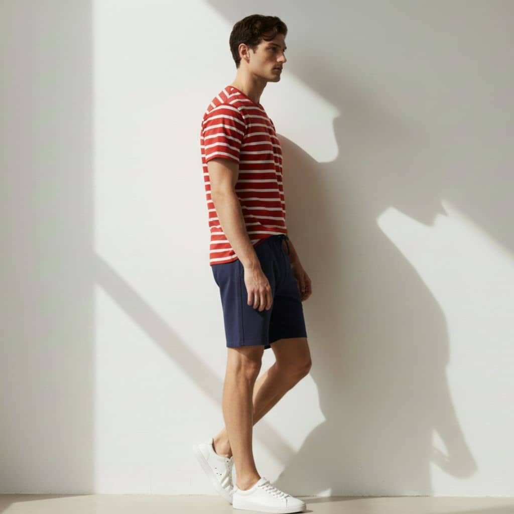 The Oxford Blue French Terry Shorts