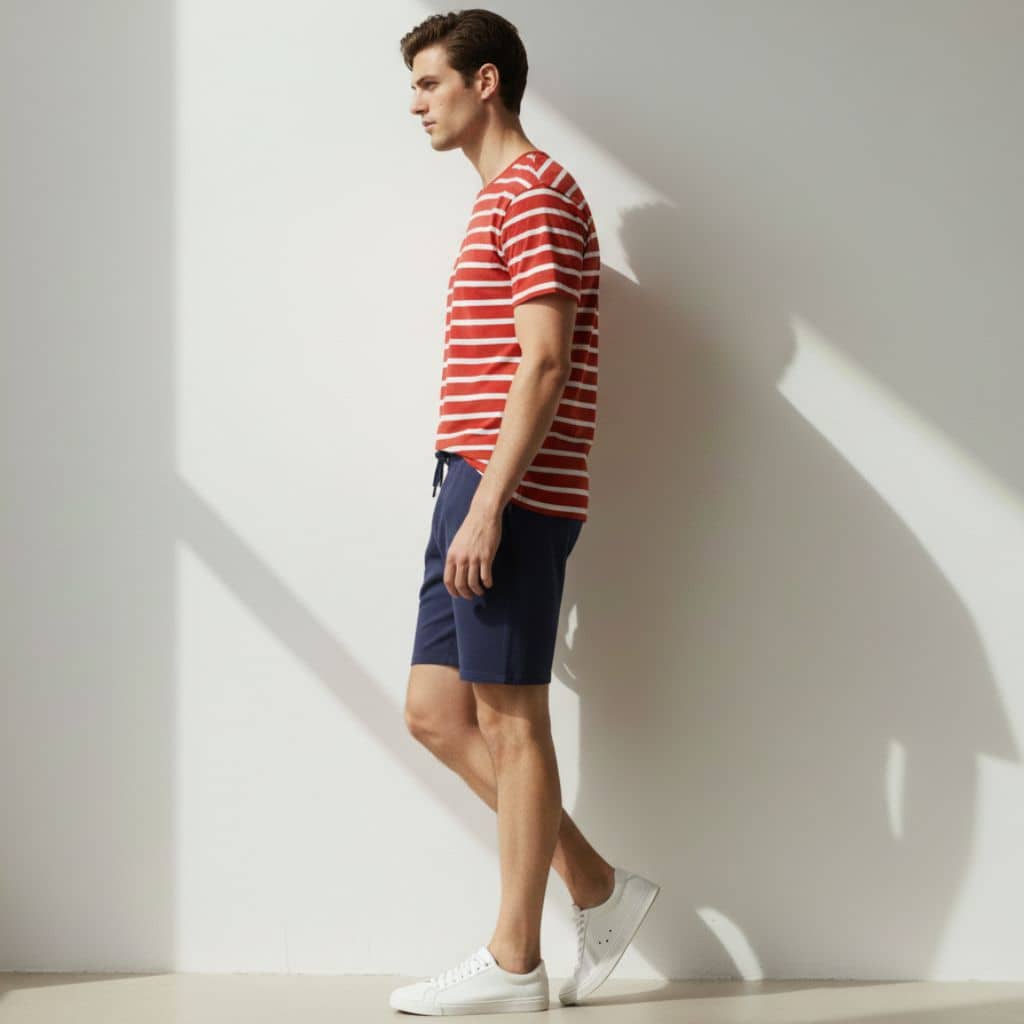 The Oxford Blue French Terry Shorts