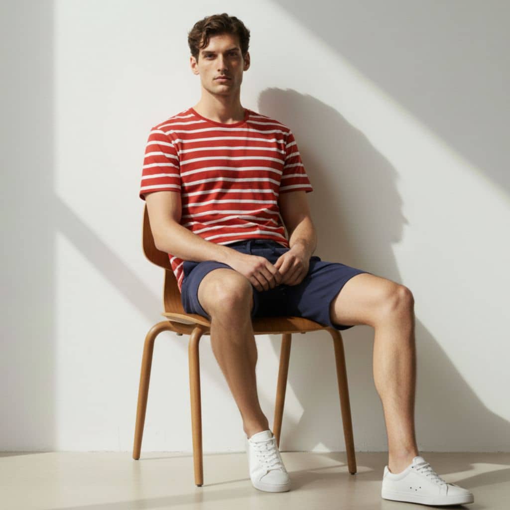 The Oxford Blue French Terry Shorts