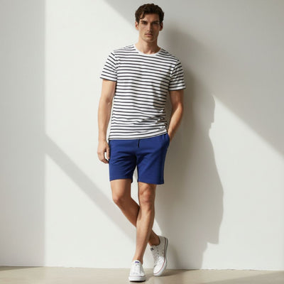 The Houston Navy French Terry Shorts