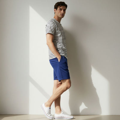 The Houston Navy French Terry Shorts