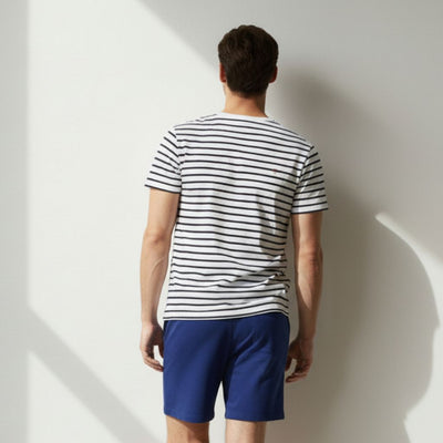 The Houston Navy French Terry Shorts