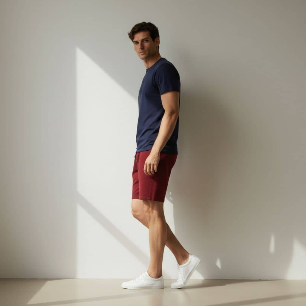 The Royal Maroon French Terry Shorts