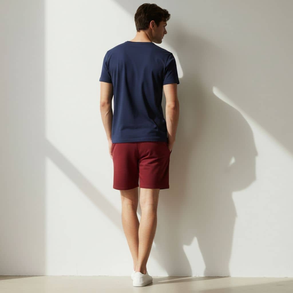 The Royal Maroon French Terry Shorts