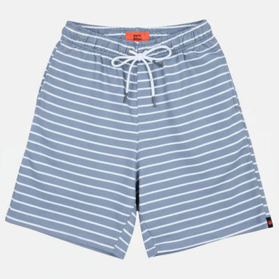 The Stripe Columbia Blue French Terry Shorts