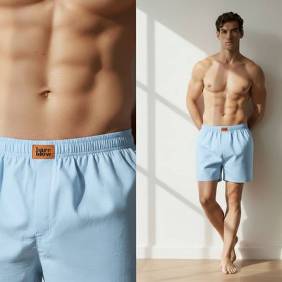 The Light Sky Blue Solid Boxer
