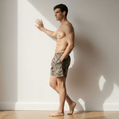 The Banana leaves Army Cotton Boxer Shorts