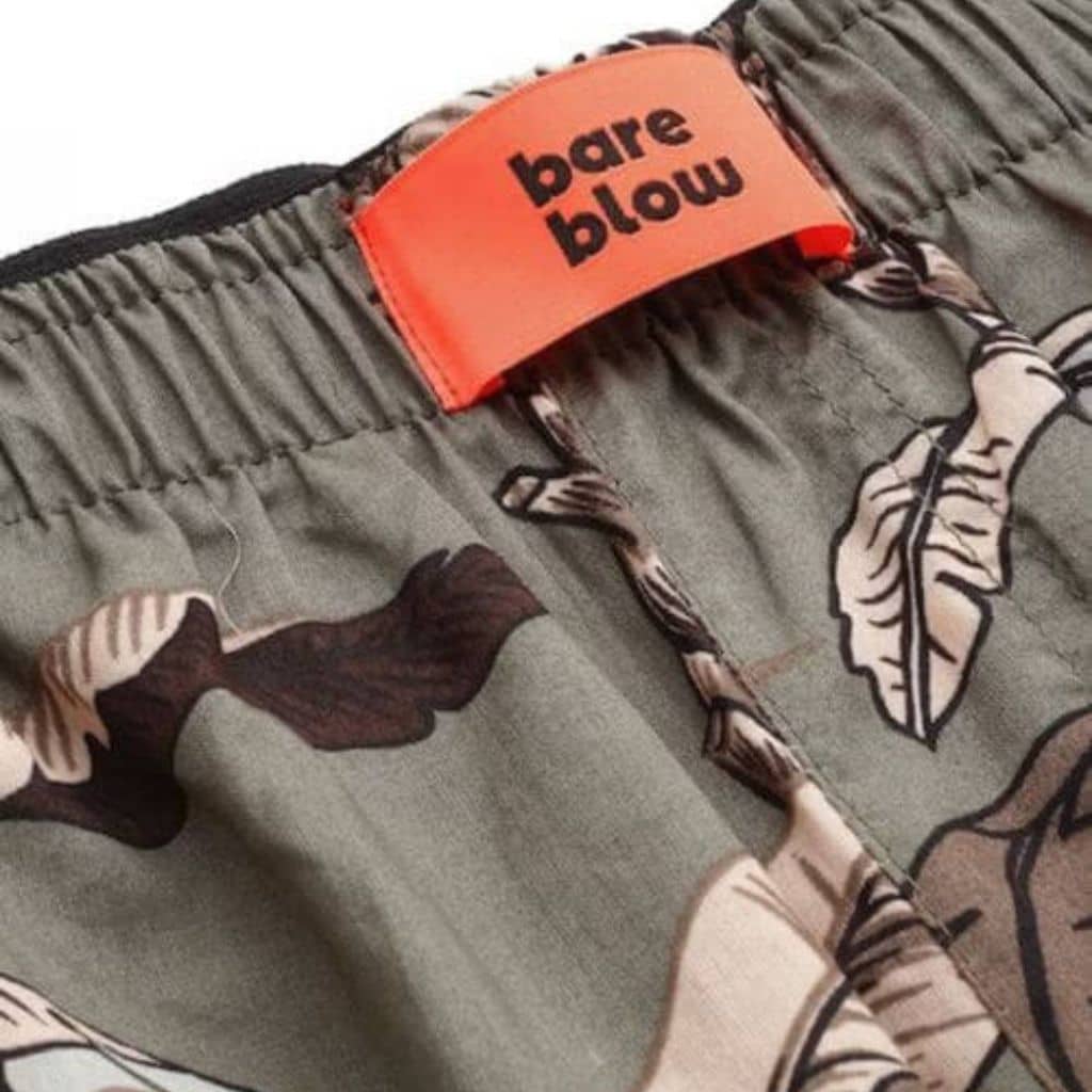 The Banana leaves Army Cotton Boxer Shorts