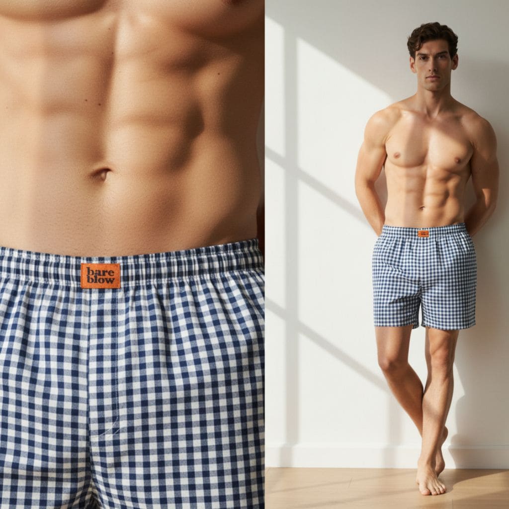 The Gingham Multi Cotton Boxer Shorts