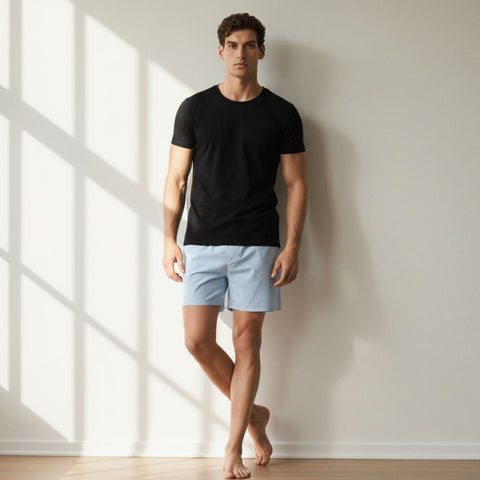 The Oxford Solid Cotton Boxer Shorts