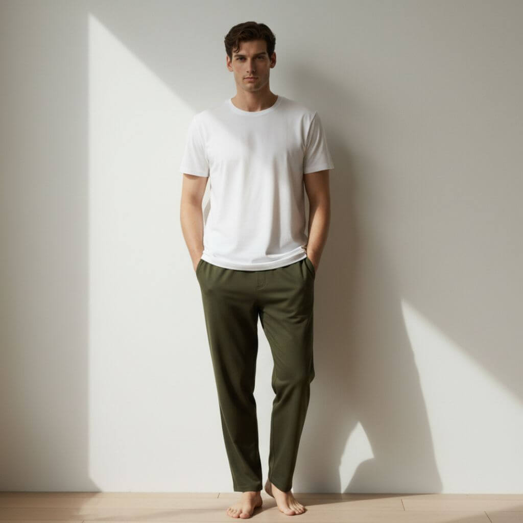 The Premier Olive Men PJ Pant