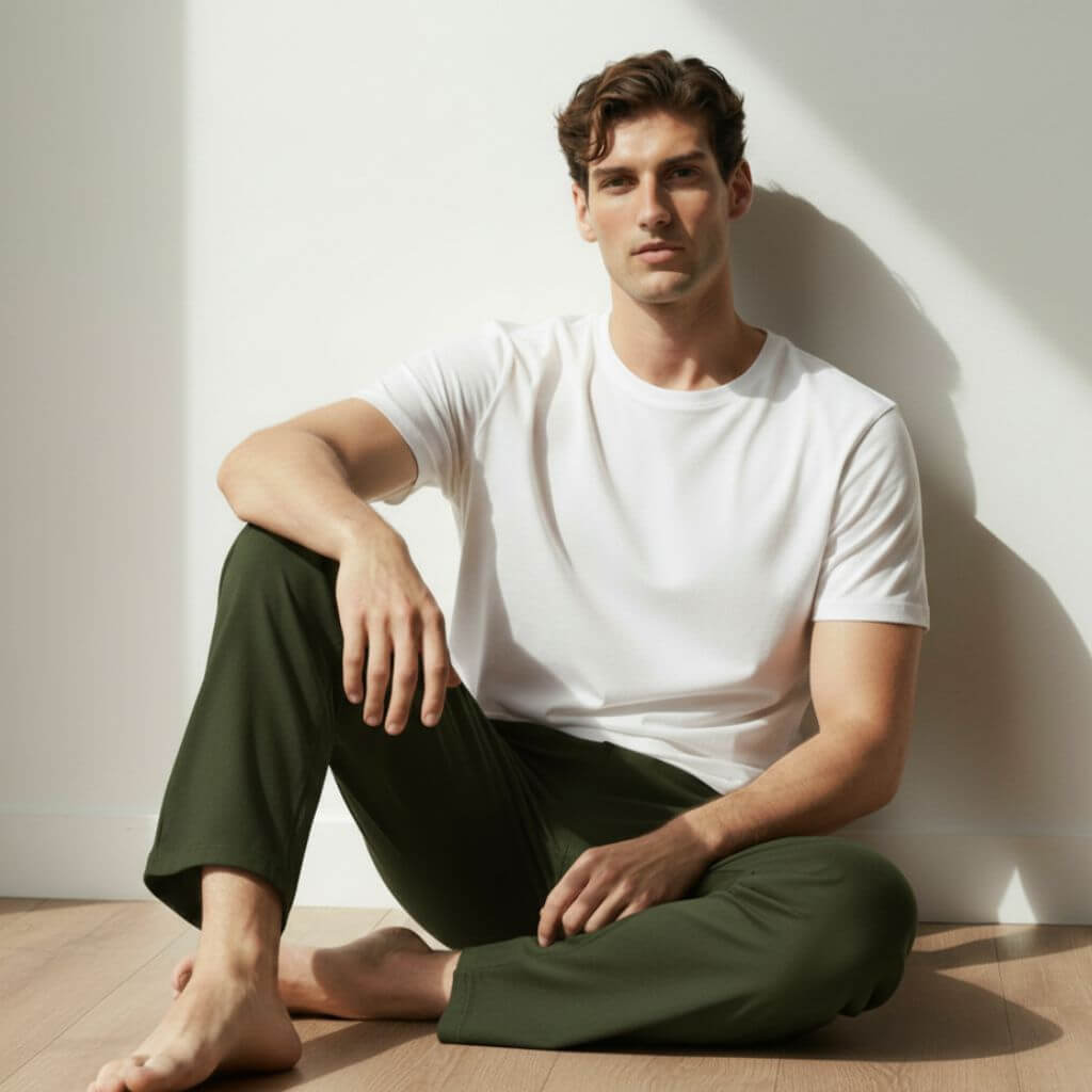 The Premier Olive Men PJ Pant