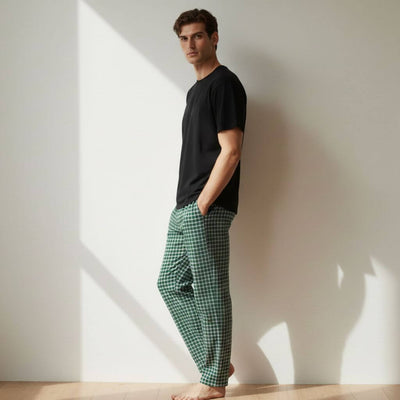 The Graph Check in Green Men PJ Pant
