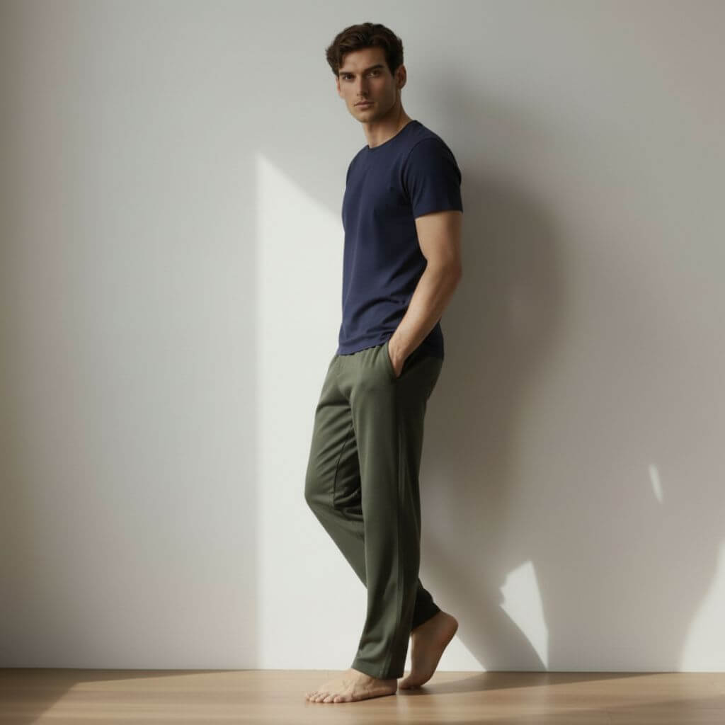 The Great Blue Crew Neck T-Shirt For Men