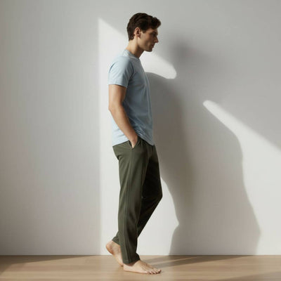 The Ocean is Aqua Crew Neck T-Shirt For Men