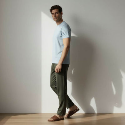 The Ocean is Aqua Crew Neck T-Shirt For Men