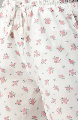 The Blooming Floral Women Wide Leg