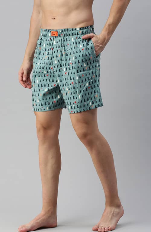 The Christmas Tree Patterned Boxer