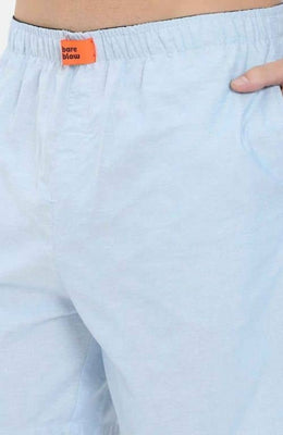 The Oxford Sky Blue Solid Boxer