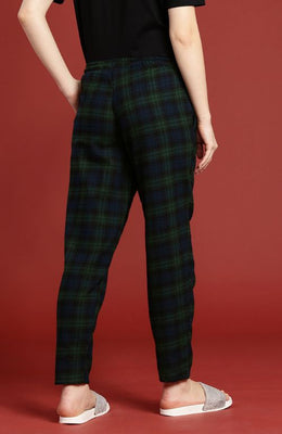 The Windowpane Plaid Women PJ Pant