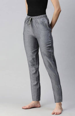 The Grey Solid Women PJ Pant