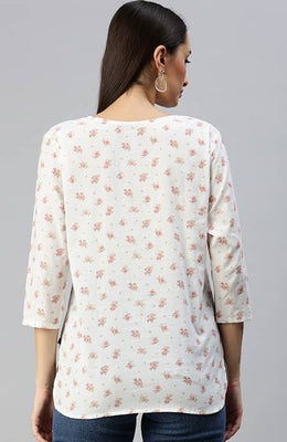 The Orchid Blossom Floral Women Top