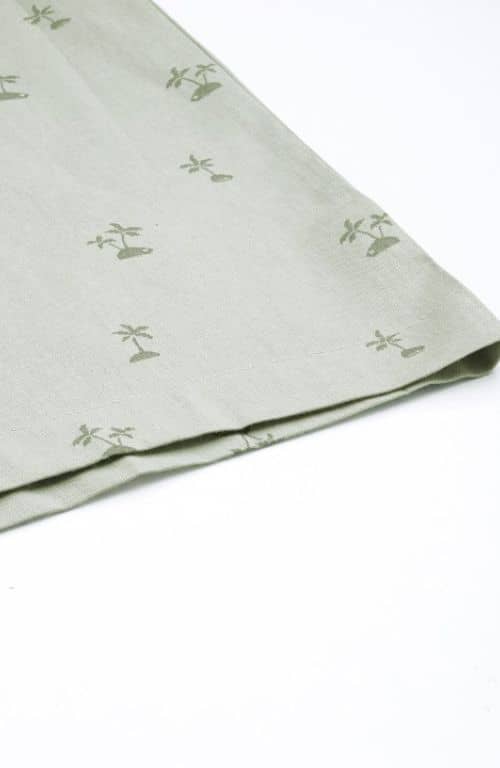 The Sage Palm Printed Women Wide Leg