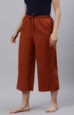 The Superior Fire Brick Women Wide Leg