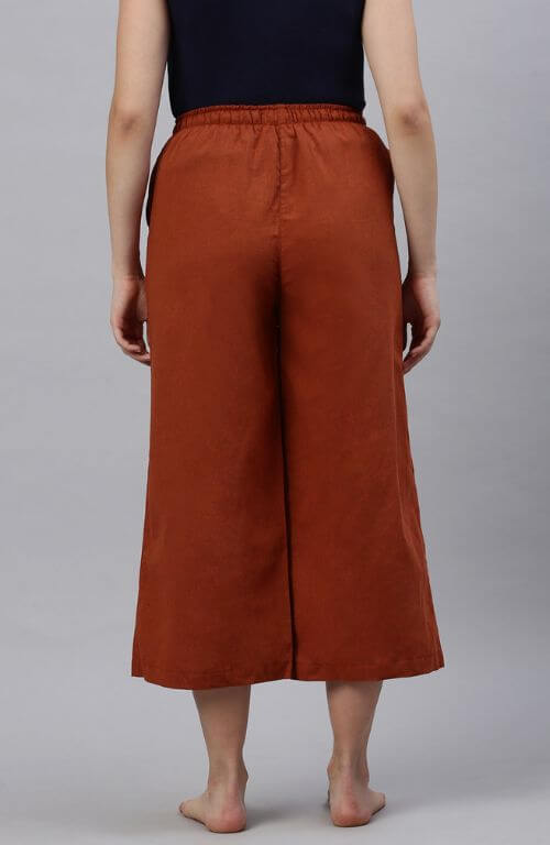 The Superior Fire Brick Women Wide Leg