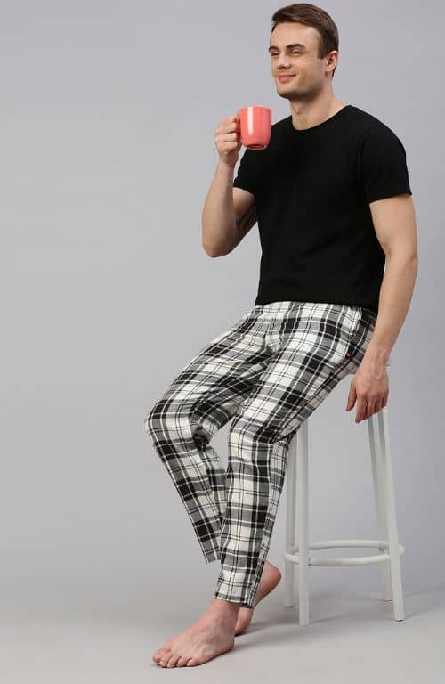 The Ying Yang Tartan Men Pj Pant