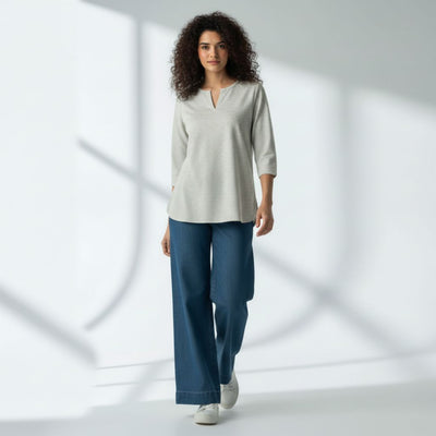 The V-Notch Neck Short Kurta (Pack of 2)