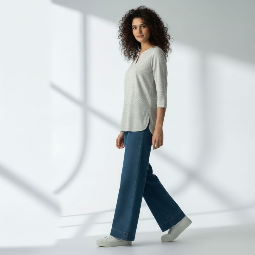 The V-Notch Neck Short Kurta (Pack of 2)