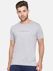 The Grey Melange Crew Tee