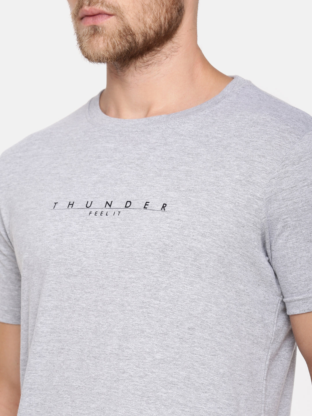 The Grey Melange Crew Tee